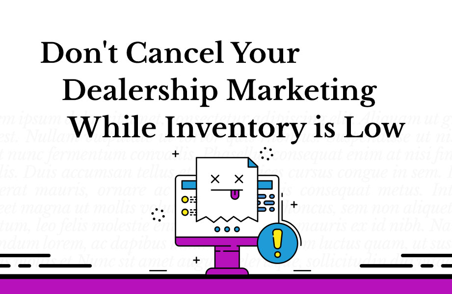 don't cancel your marketing